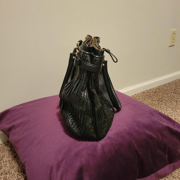 Coach Black Leather Handbag - Picture 2 of 6